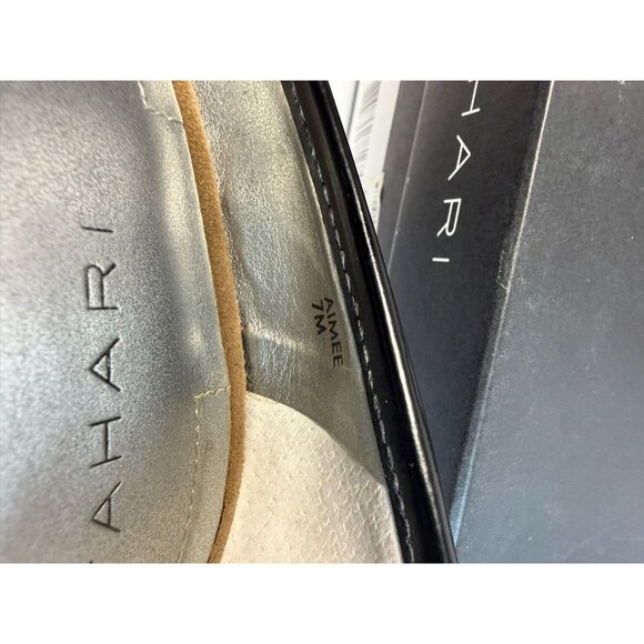 Tahari Aimee Womens Size 7M Brown/Black Suede Leather Animal Print Pumps - Picture 12 of 14